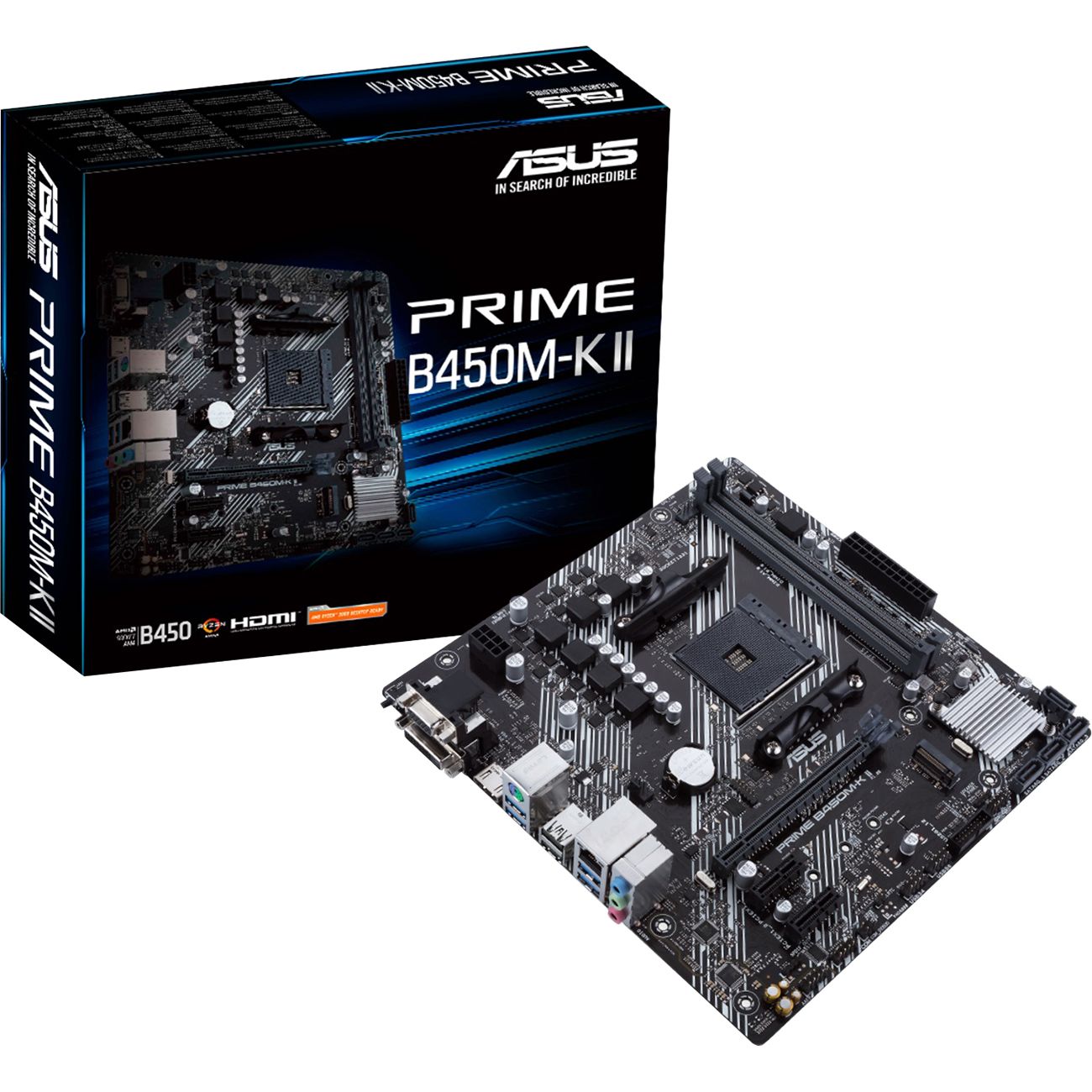 Материнская плата ASUS PRIME B450M-K II фото