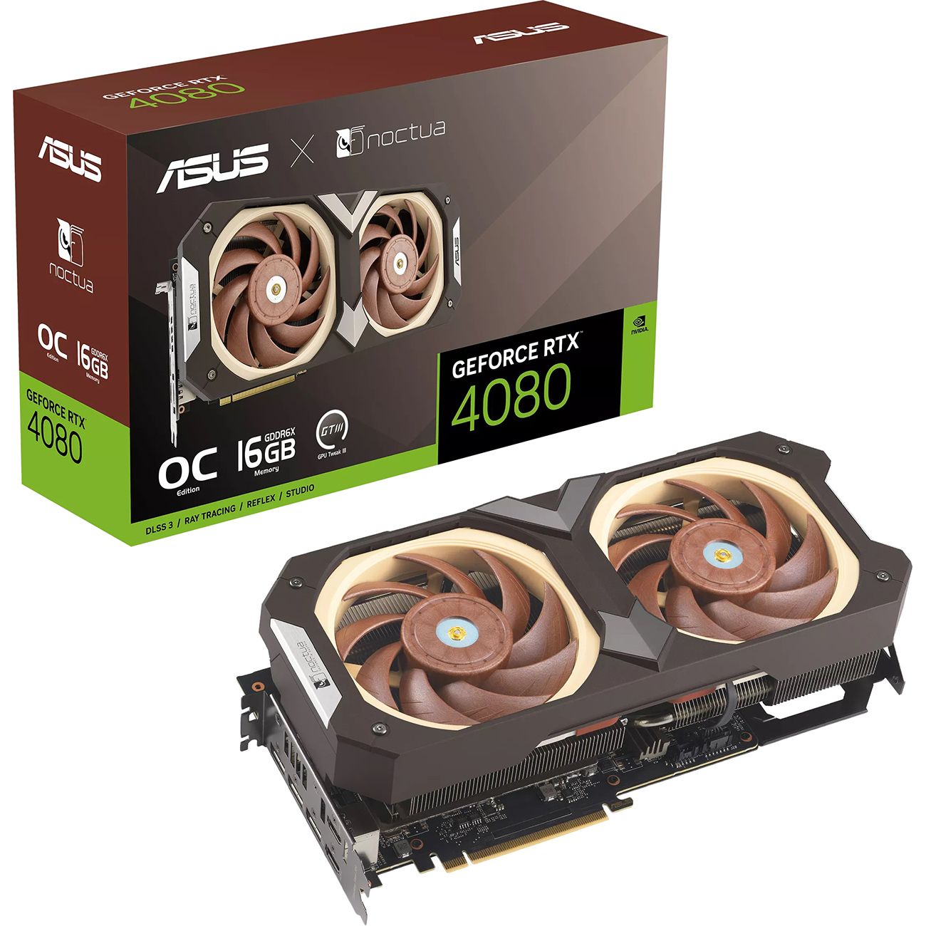 Видеокарта ASUS RTX4080-O16G-NOCTUA