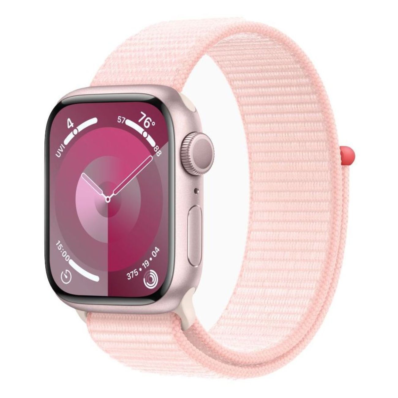Смарт-часы Apple Watch Series 9 45mm Pink Aluminum Case with Pink Sport Loop (MR9J3)