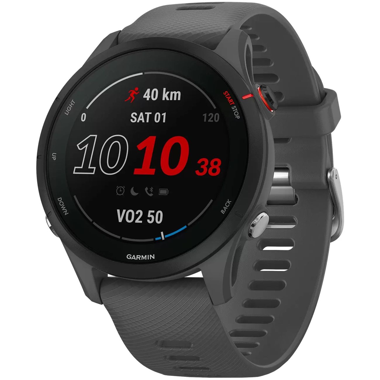 Спортивные часы Garmin Forerunner 255 45,6мм темно-серые