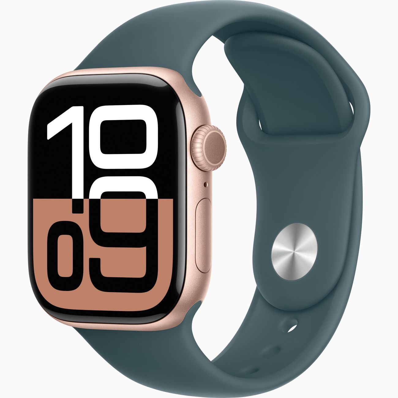 Смарт-часы Apple Watch S10 42mm S/M Rose G Lake Green SB фото