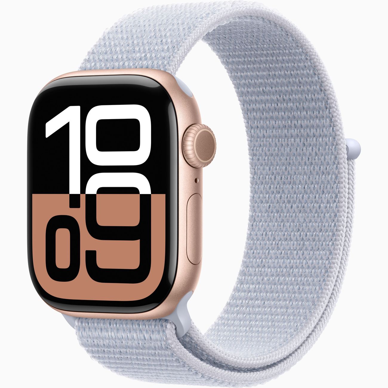 Смарт-часы Apple Watch S10 46mm SL Rose G Blue Cloud фото