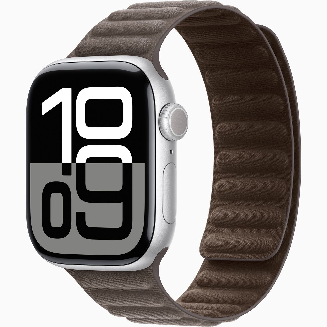 Смарт-часы Apple Watch S10 42mm S/M Silver Dark Taupe Magnetic Link фото