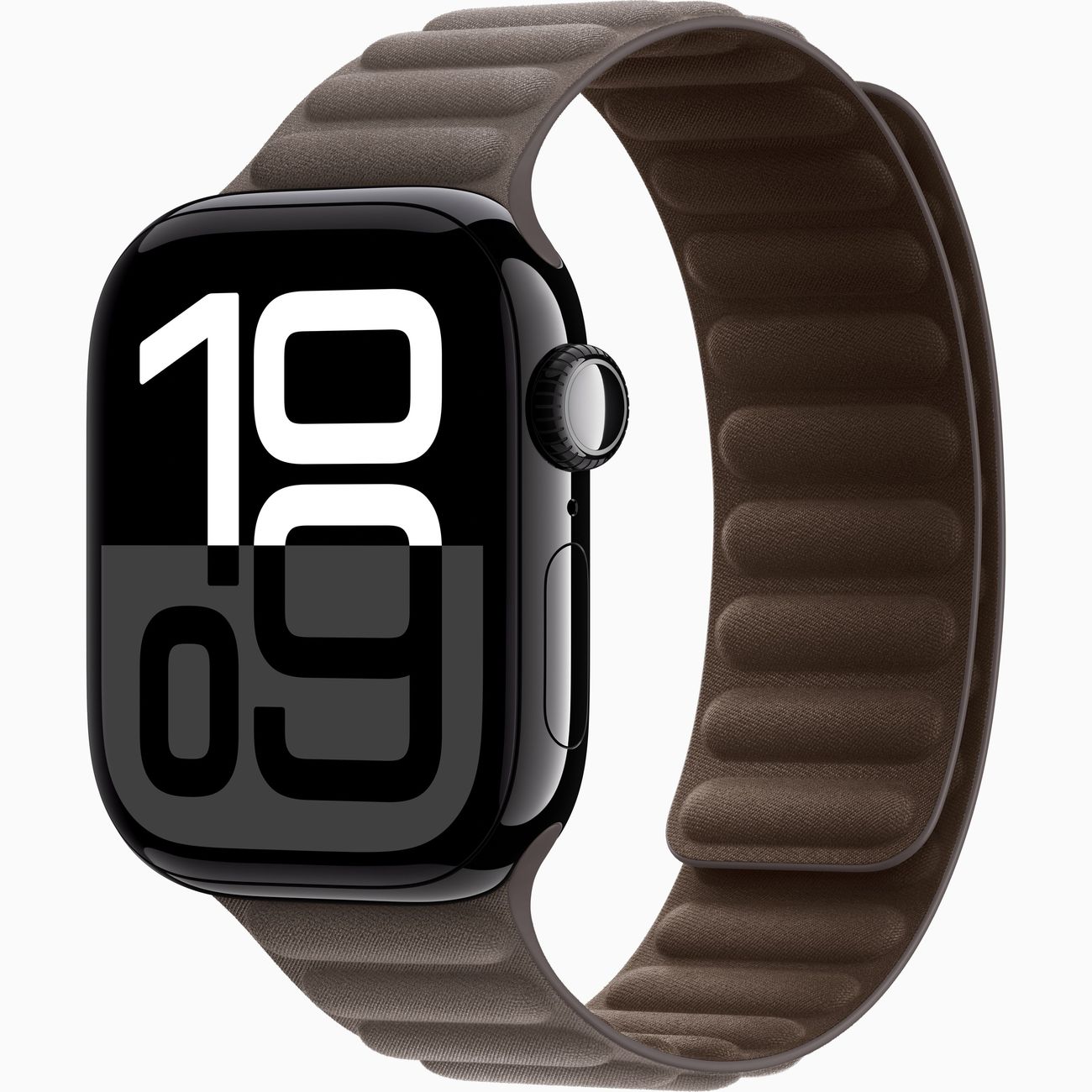 Смарт-часы Apple Watch S10 42mm S/M Jet Black Dark Taupe Magnetic Link фото