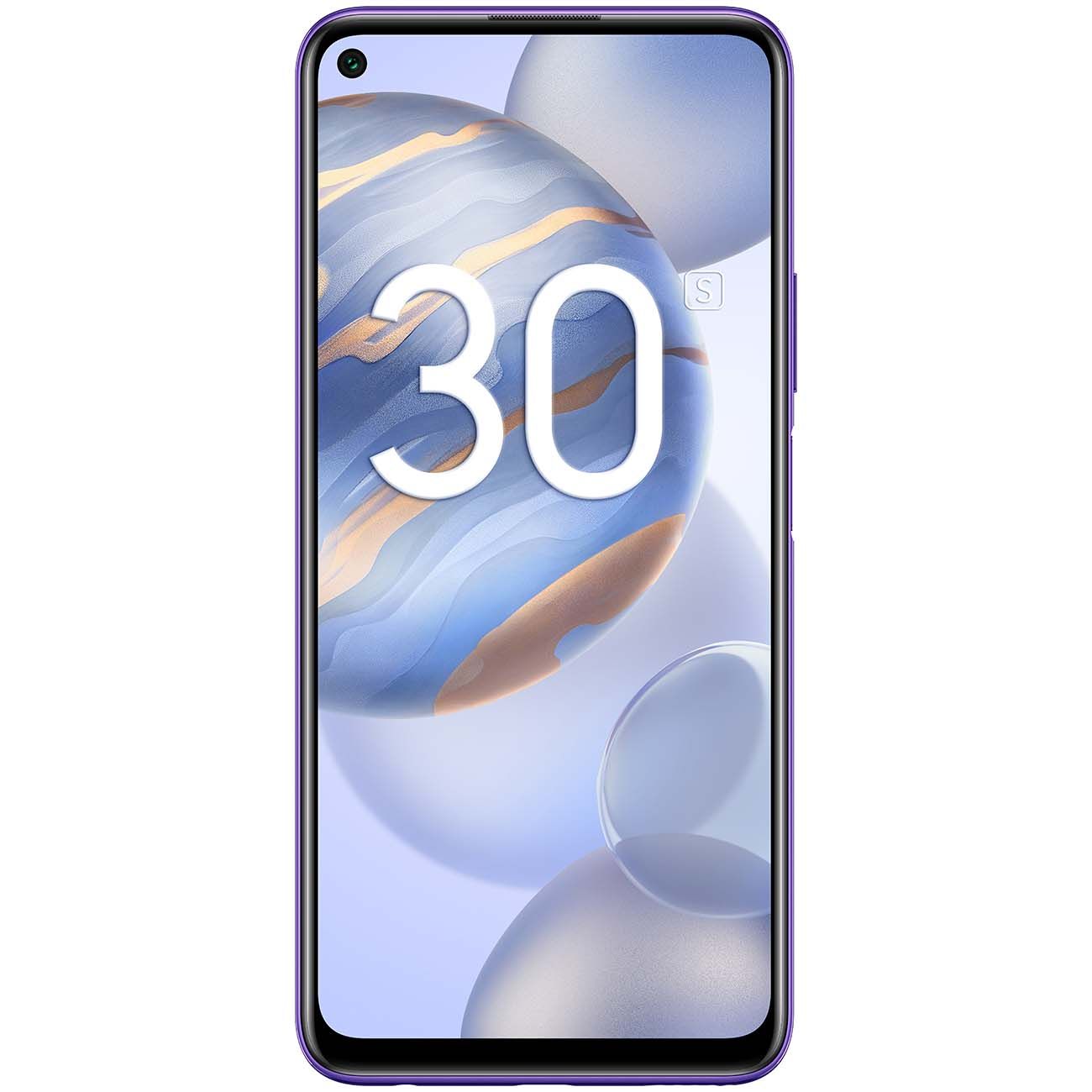 Уцененный смартфон HONOR 30S 6/128GB Neon Purple, хороший