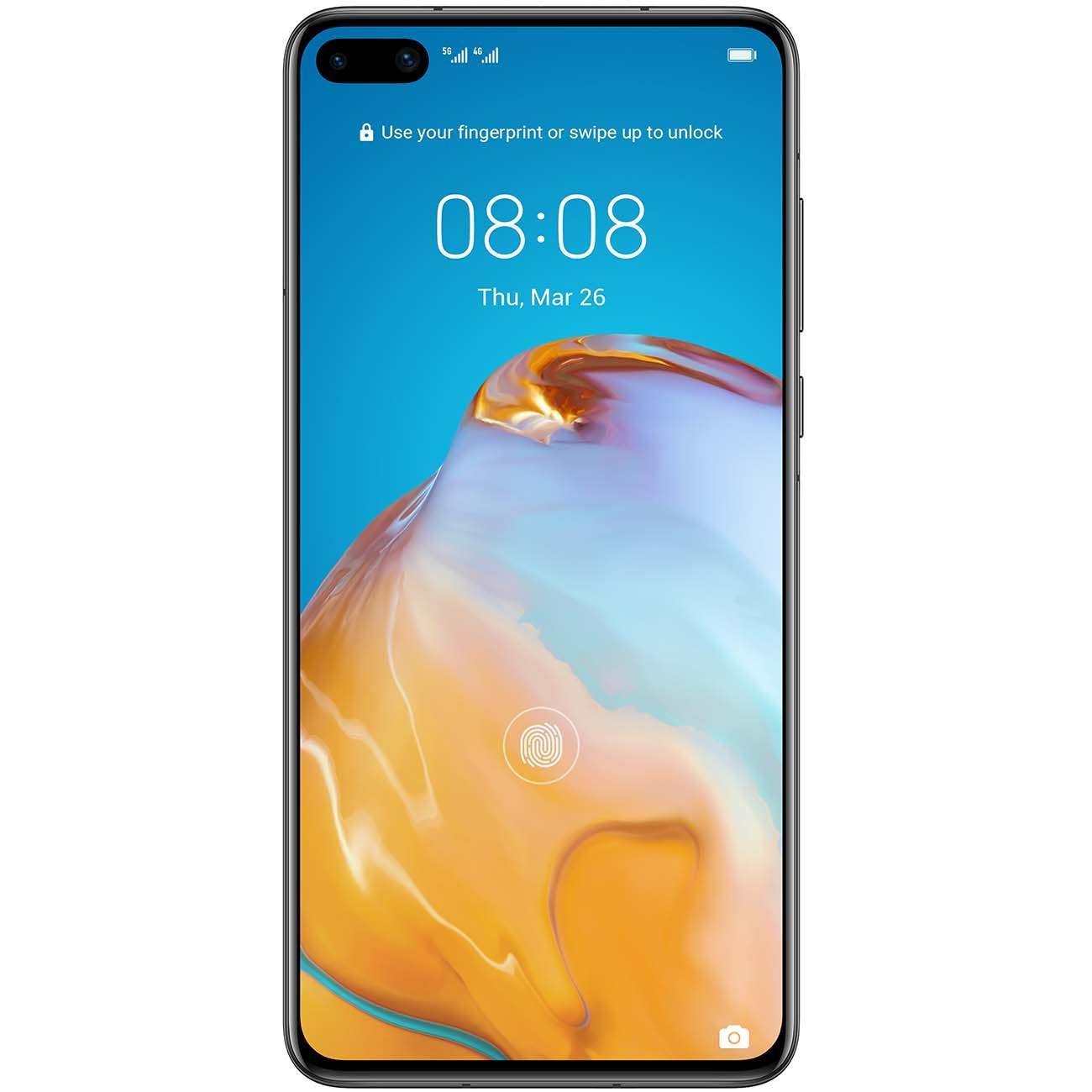Уцененный смартфон HUAWEI P40 8/128GB Black (ANA-NX9), хороший