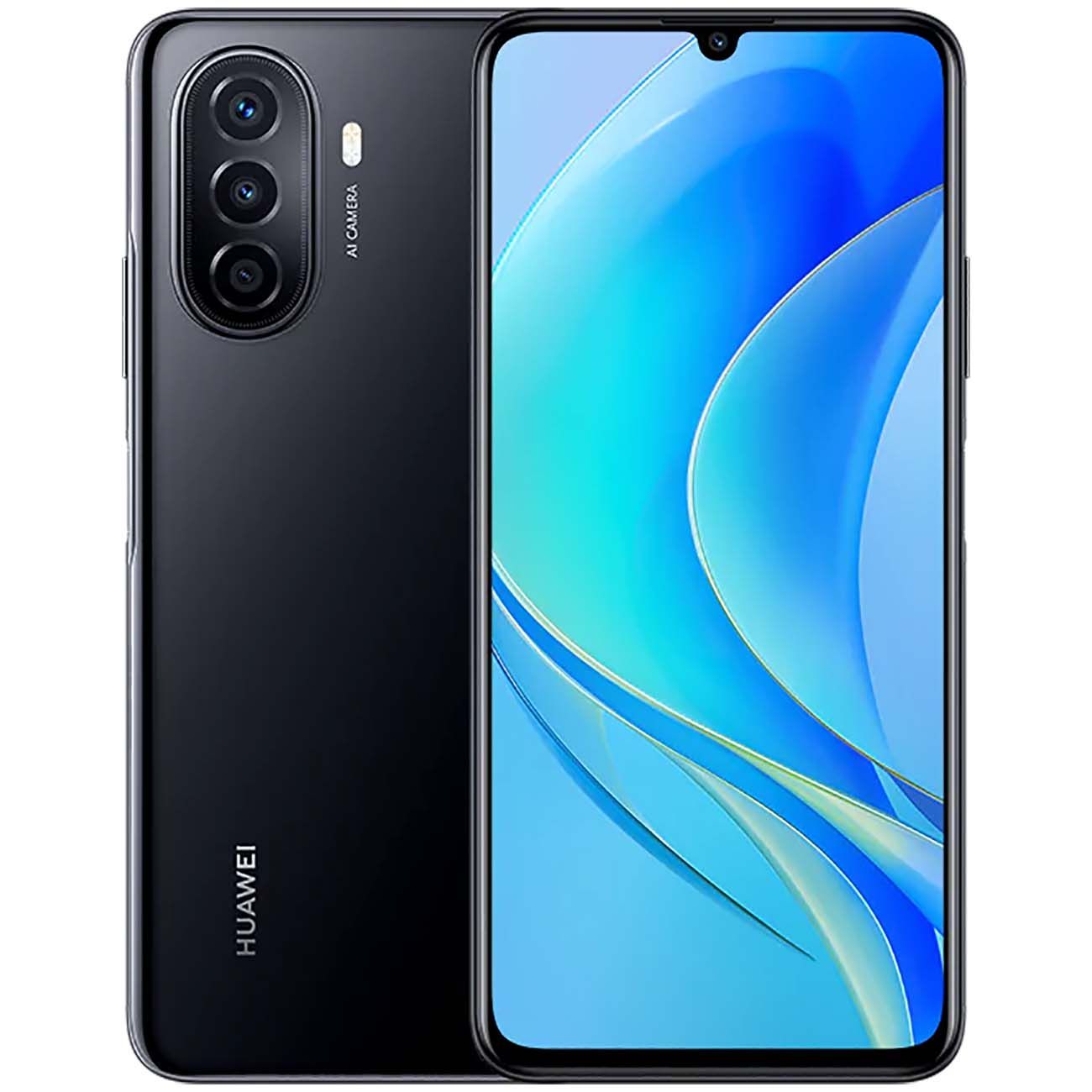 Уцененный смартфон HUAWEI nova Y70 4/128GB черная полночь (MGA-LX9N), отличный