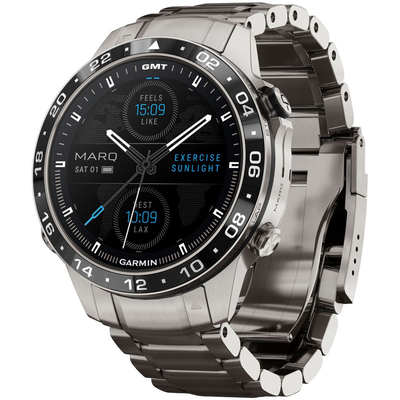 Спортивные часы Garmin MARQ Aviator (Gen 2) 46мм серебристый
