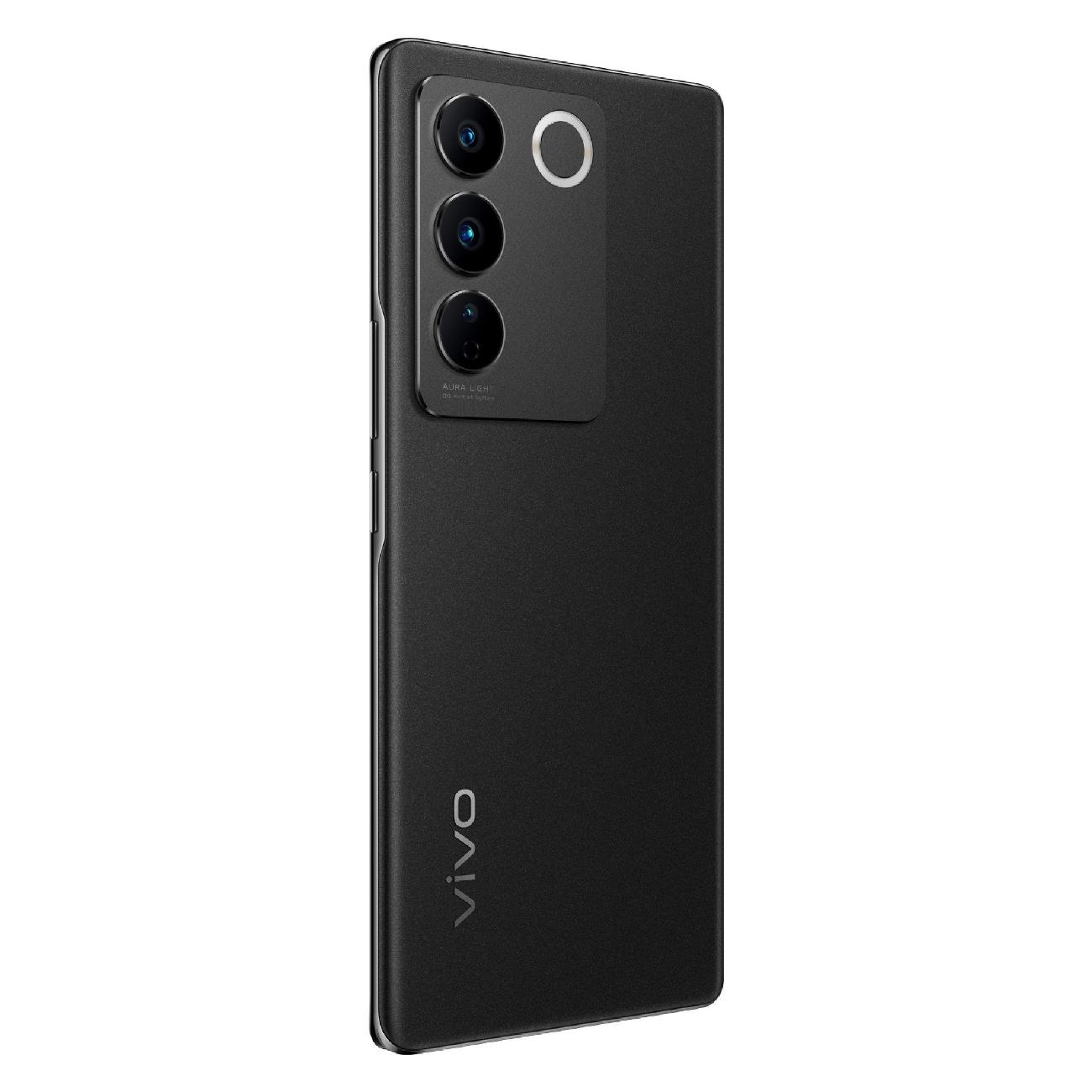 Уцененный смартфон vivo V27 12/256GB Благородный черный (V2246), хороший