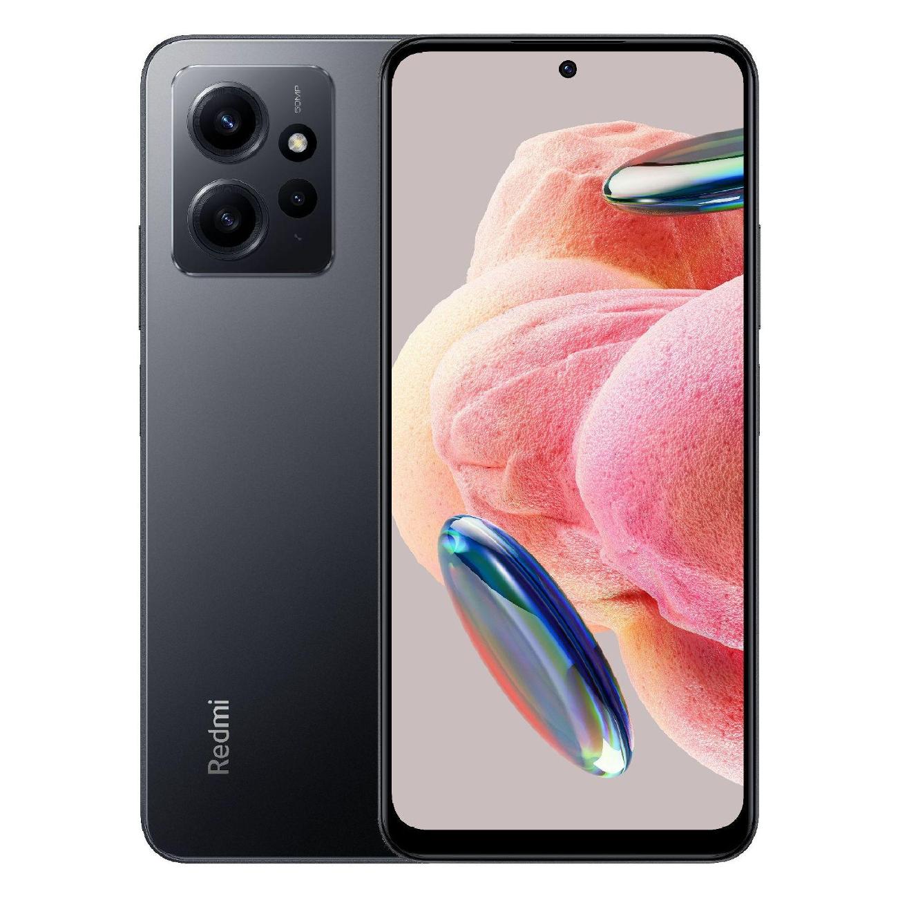 Восстановленный смартфон Xiaomi Redmi Note 12 4/128GB Gray, хороший