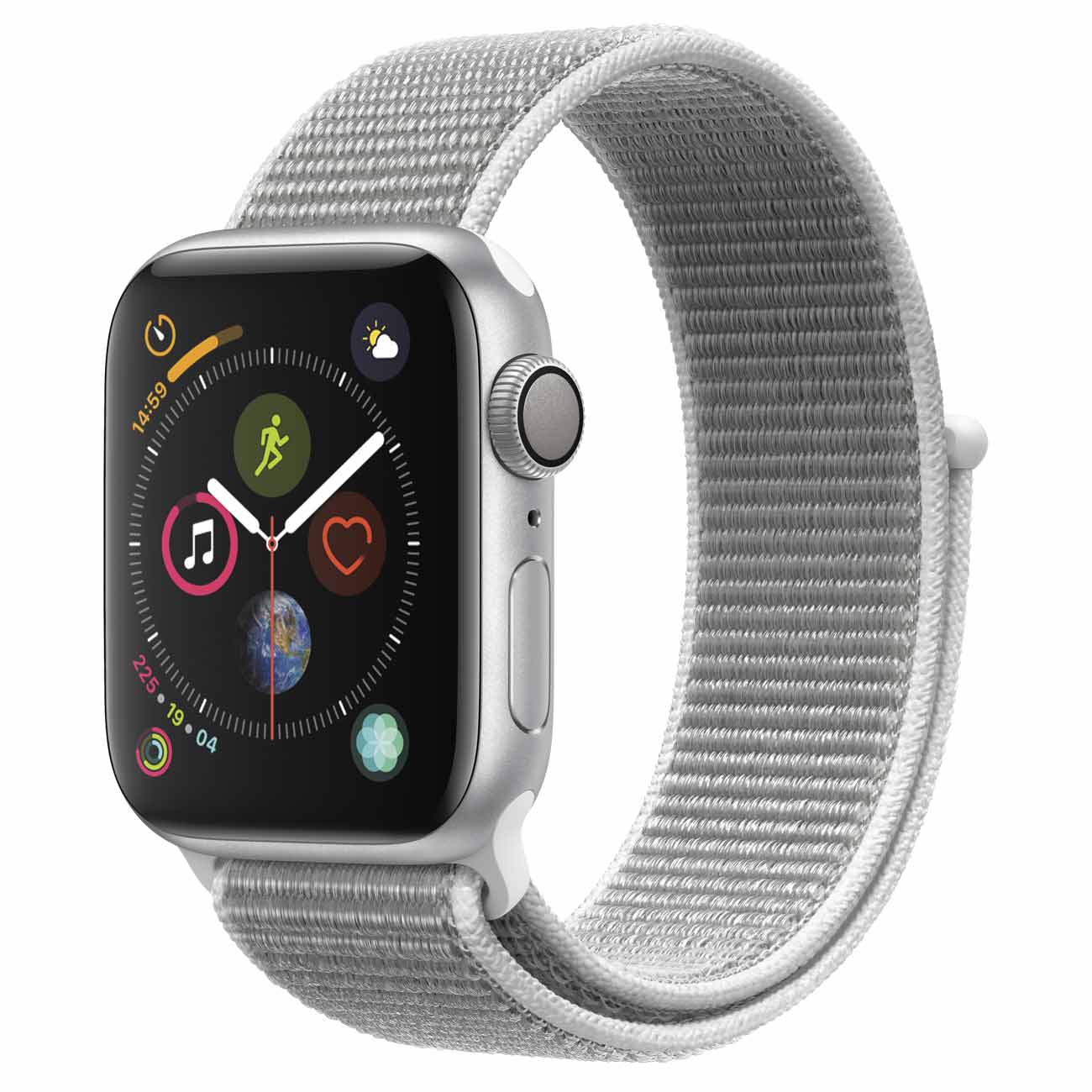 Восстановленные смарт-часы Apple Watch Series 4 40mm Silver Aluminum Case with Seashell Sport Loop (MU652), как новый