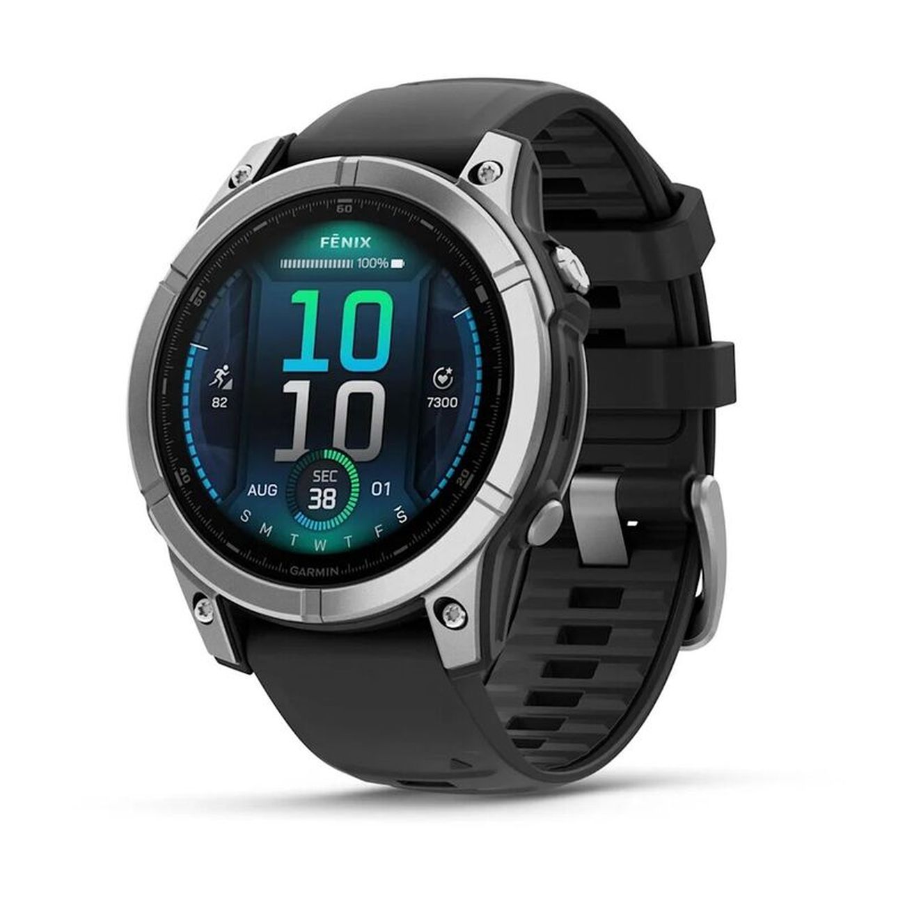 Спортивные часы Garmin Fenix E - 47мм AMOLED Stainless сталь фото