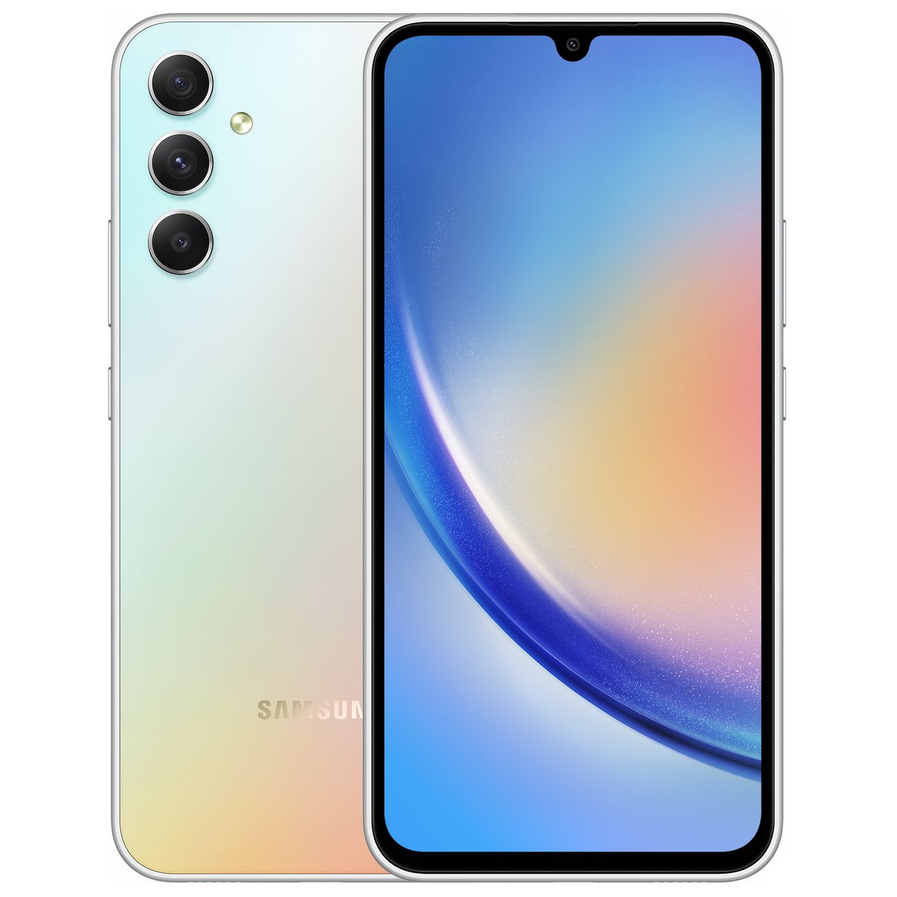 Восстановленный смартфон Samsung Galaxy A34 6/128GB Silver (SM-A346E), хороший