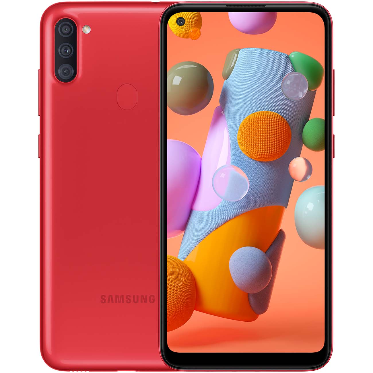 Восстановленный смартфон Samsung Galaxy A11 2/32GB Red (SM-A115F/DSN), хороший
