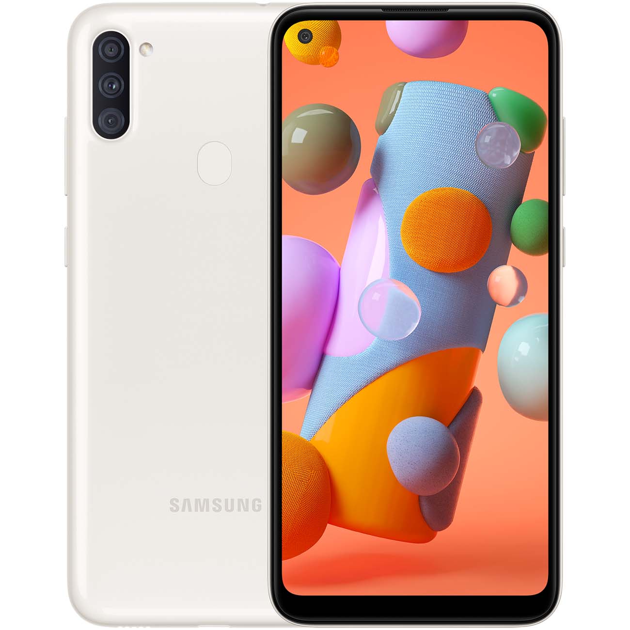 Восстановленный смартфон Samsung Galaxy A11 2/32GB White (SM-A115F/DSN), как новый