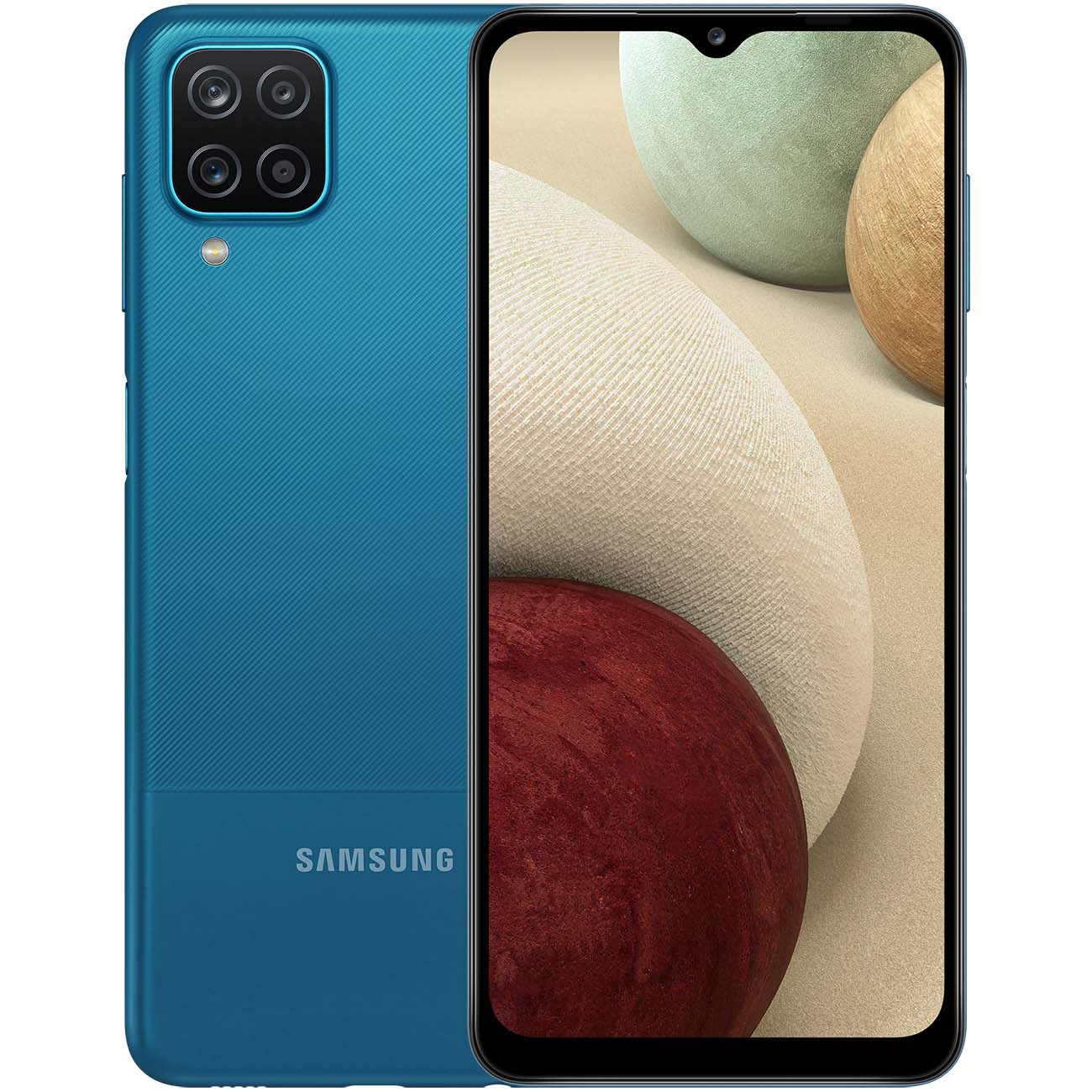 Восстановленный смартфон Samsung Galaxy A12 4/64GB Blue (SM-A125F), хороший