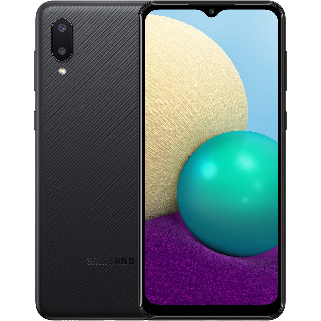 Восстановленный смартфон Samsung Galaxy A02 2/32GB Black (SM-A022G/DS), отличный