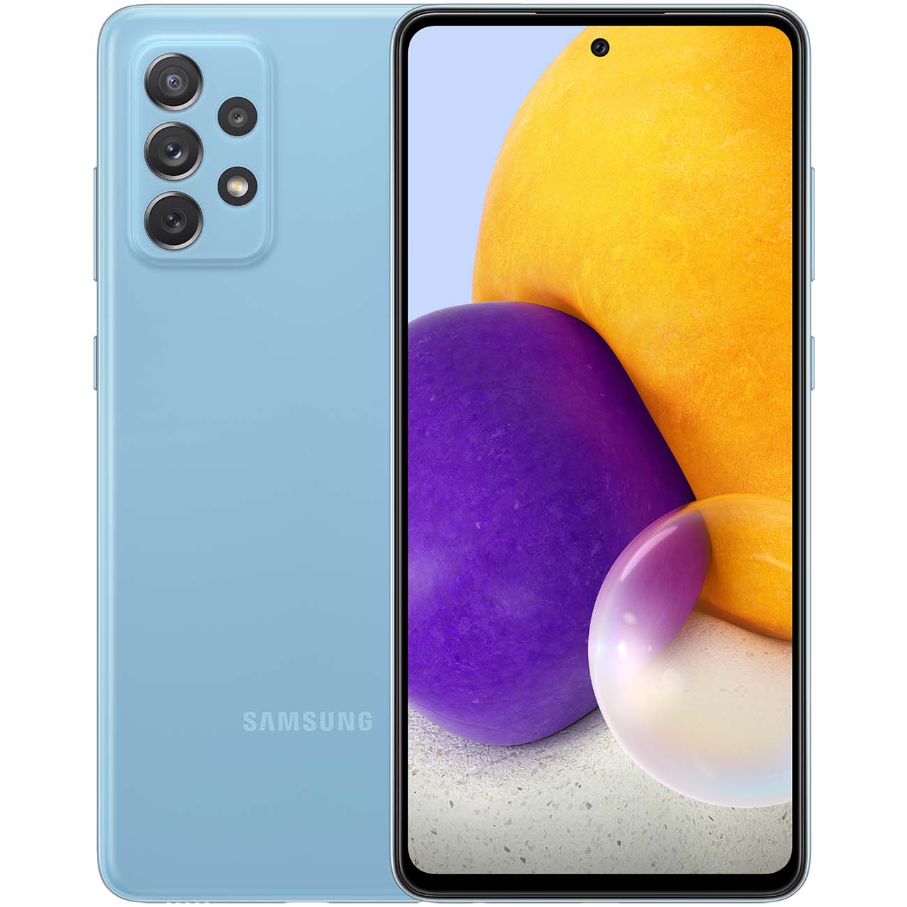 Восстановленный смартфон Samsung Galaxy A72 6/128GB Awesome Blue (SM-A725F), отличный