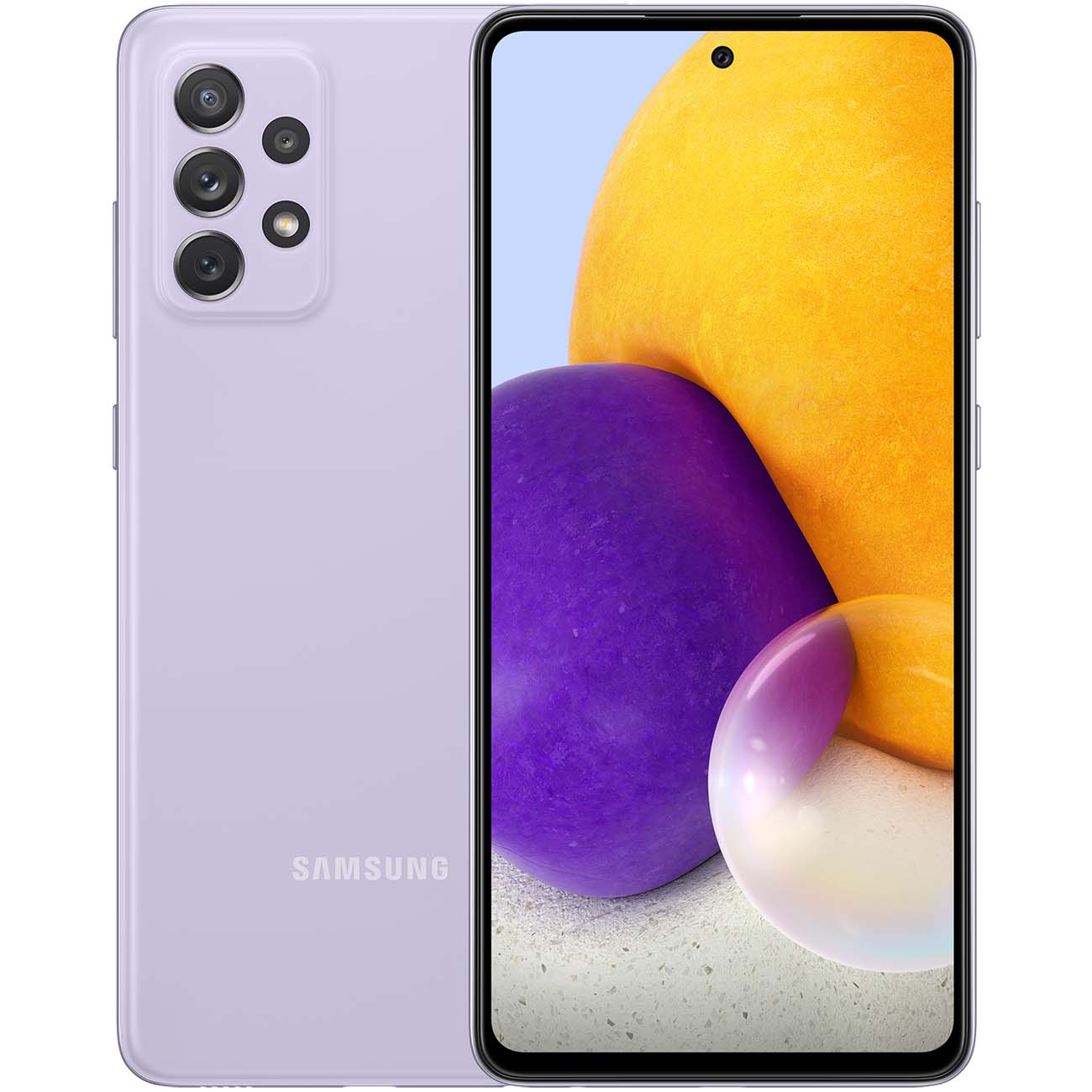 Восстановленный смартфон Samsung Galaxy A72 6/128GB Awesome Violet (SM-A725F), хороший фото