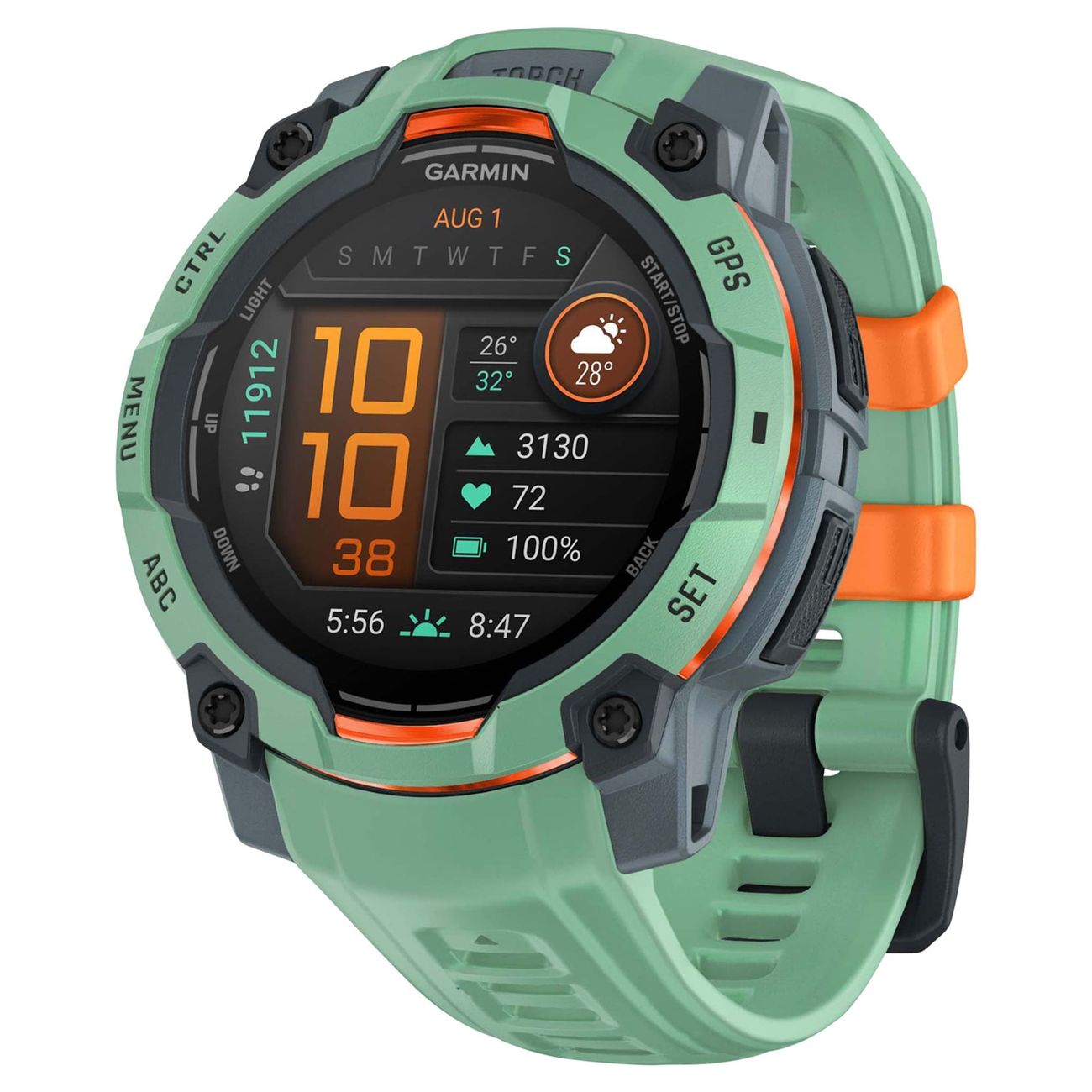 Спортивные часы Garmin Instinct 3 AMOLED 45mm нео тропик