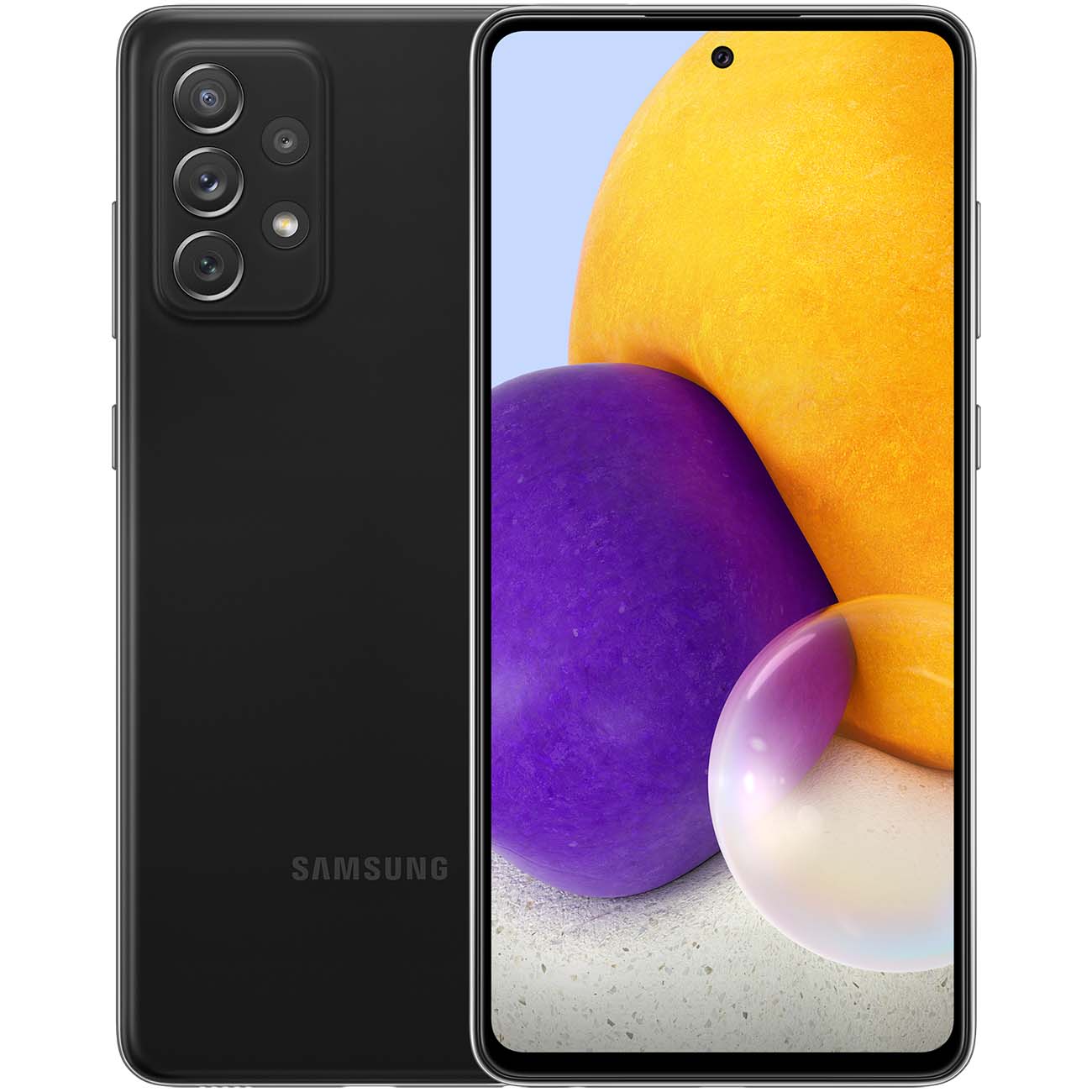 Восстановленный смартфон Samsung Galaxy A72 8/256GB Awesome Black (SM-A725F), хороший