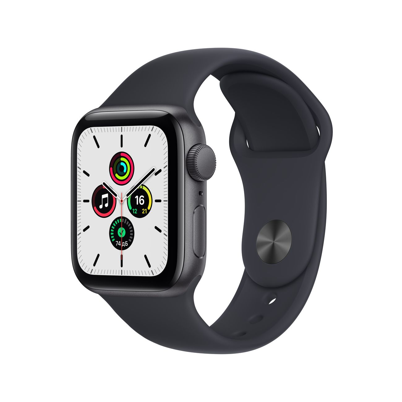 Восстановленные смарт-часы Apple Watch SE 2020 40mm серый космос Aluminum Case with Midnight Sport Band (MKQ13), отличный