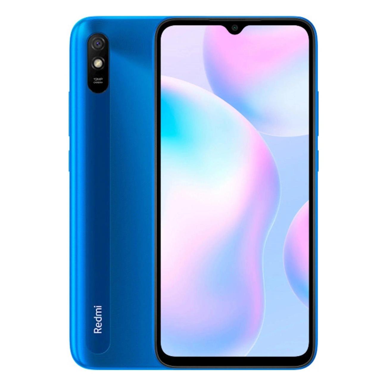 Восстановленный смартфон Xiaomi Redmi 9A 4/64 ГБ синий, отличный