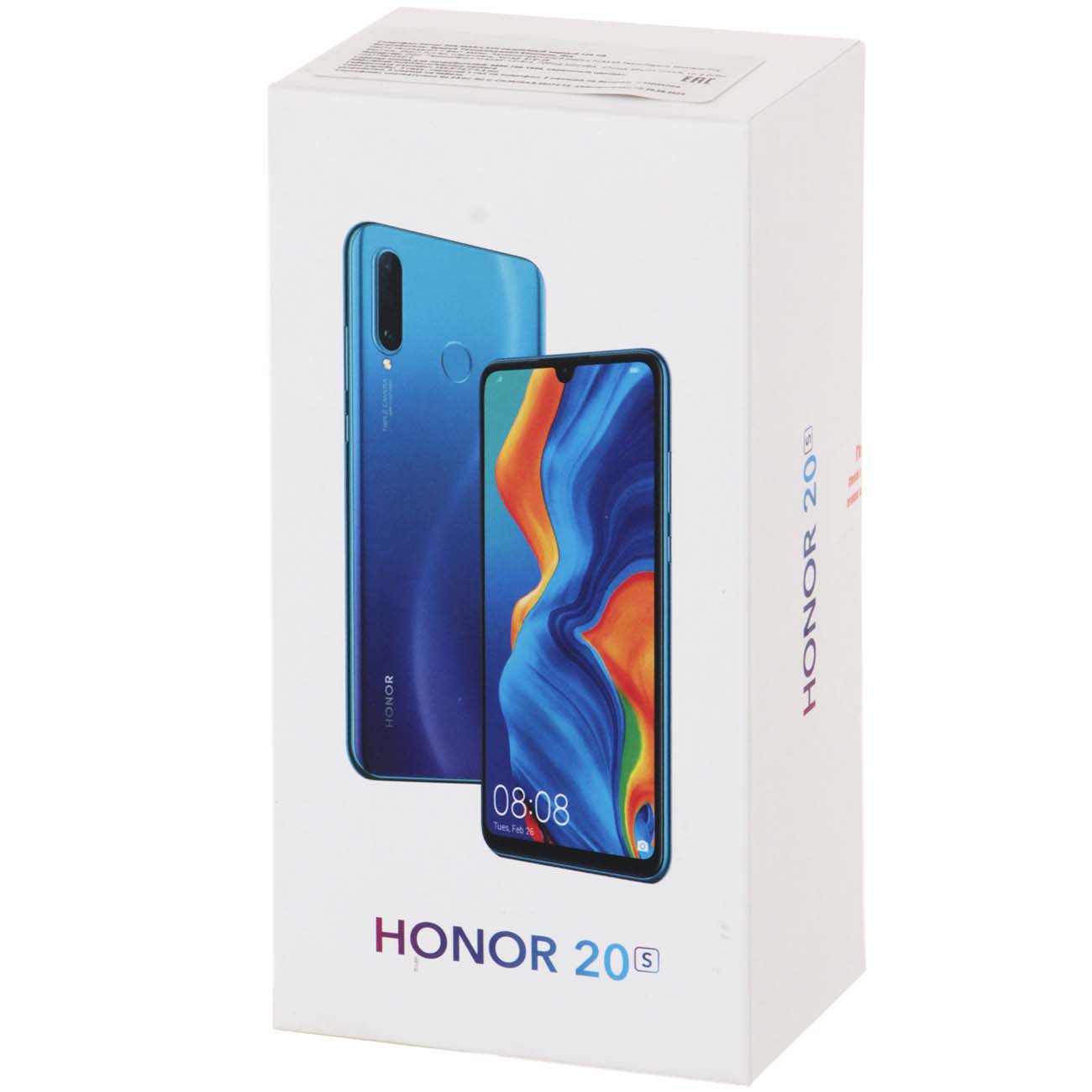 Восстановленный смартфон HONOR 20S 6/128Gb черная полночь, хороший