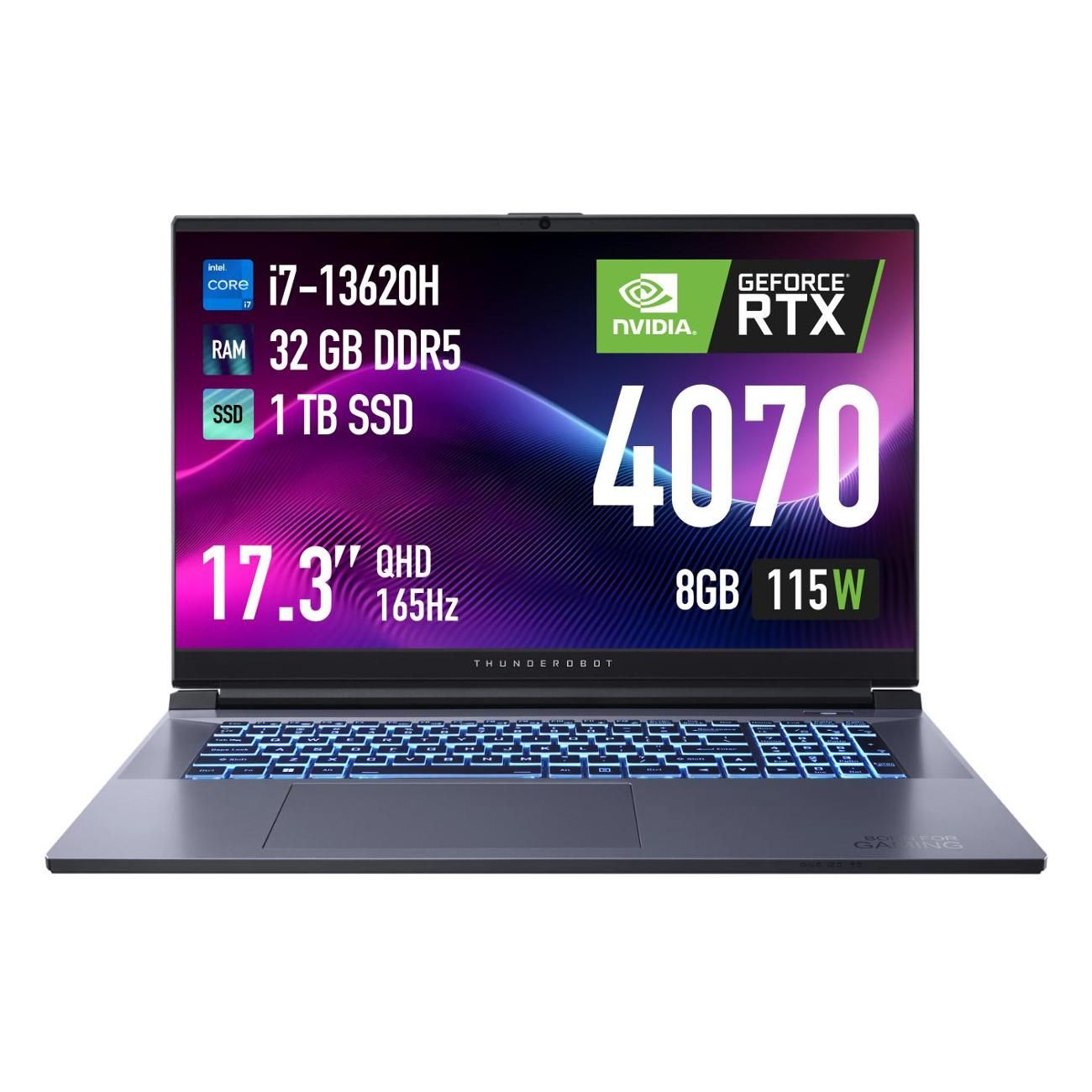 Восстановленный ноутбук игровой Thunderobot 911 Plus Max 2K JT009A00HRU, как новый