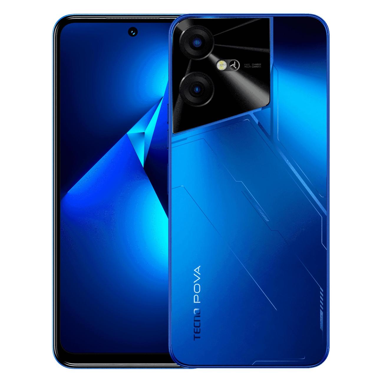 Восстановленный смартфон Tecno POVA NEO 3 4/128GB Hurrican Blue, отличный