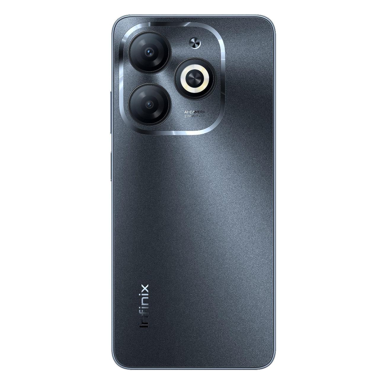 Восстановленный смартфон Infinix SMART 8 3/64GB Timber Black, хороший