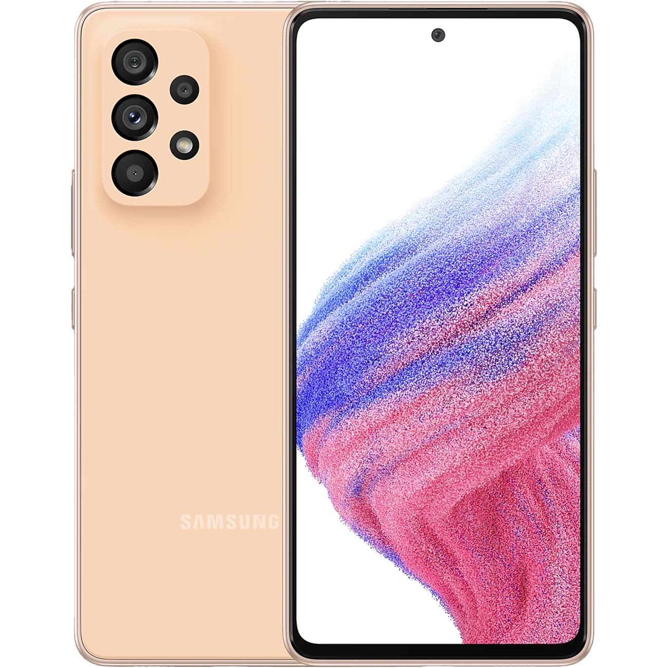 Восстановленный смартфон Samsung Galaxy A53 6/128GB Peach (SM-A536E), хороший