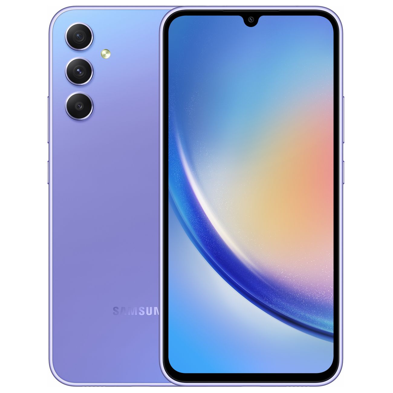 Восстановленный смартфон Samsung Galaxy A34 8/256GB Awesome Violet, хороший