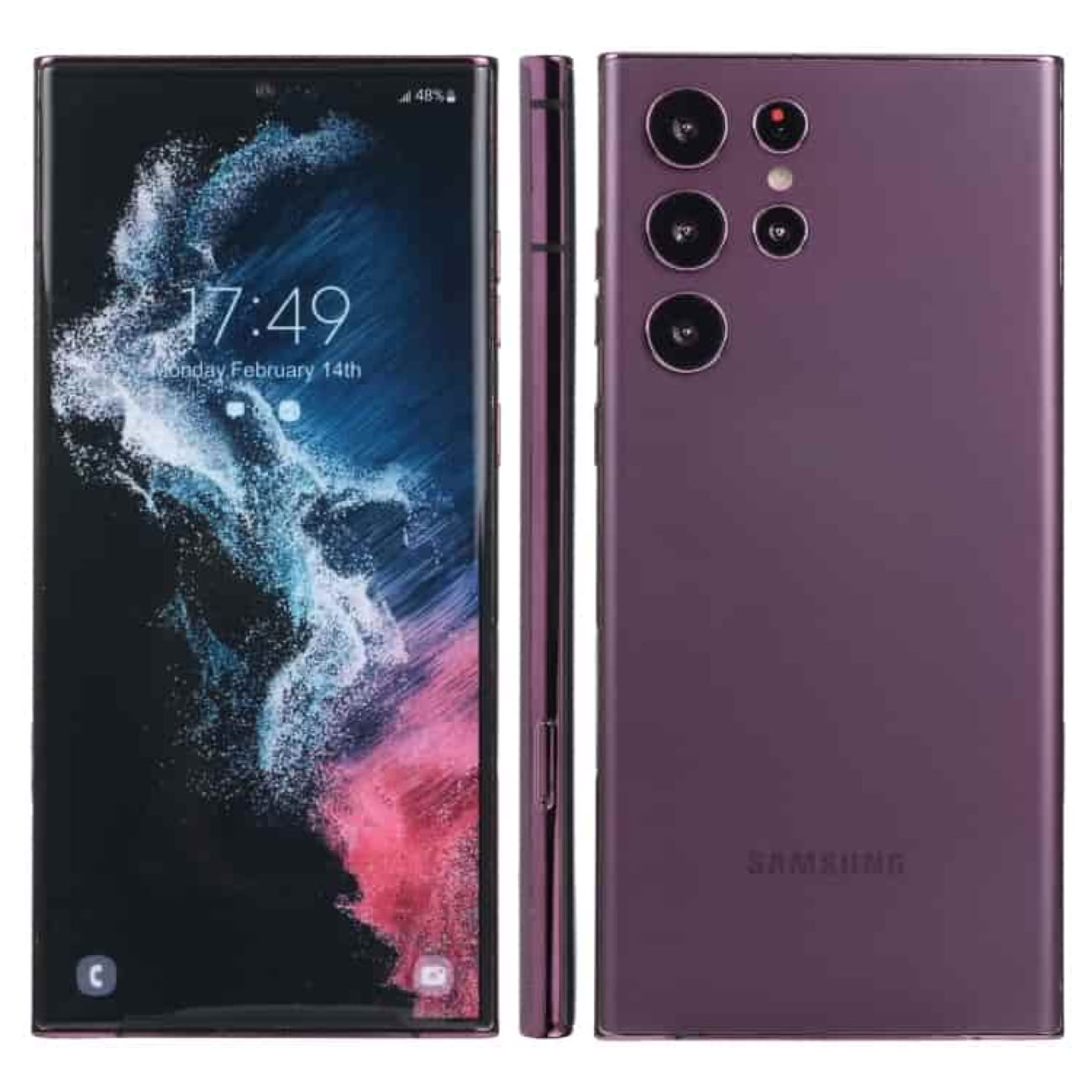 Восстановленный смартфон Samsung Galaxy S22 Ultra 12/512GB Purple, отличный