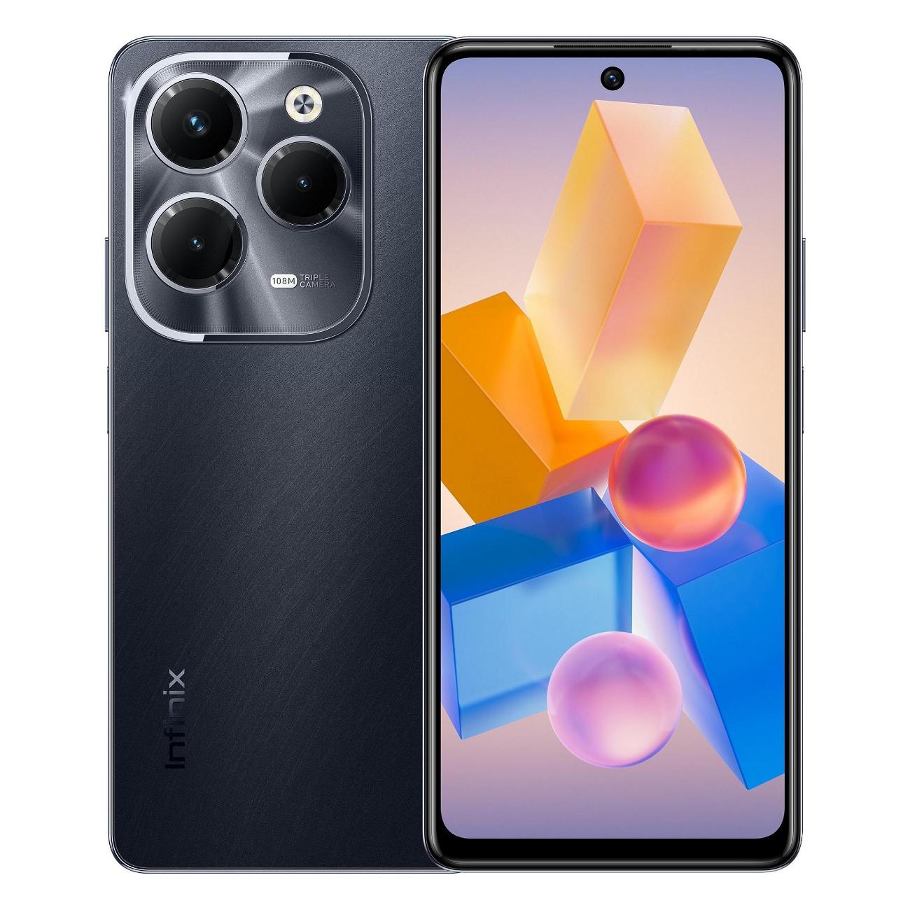 Восстановленный смартфон Infinix HOT 40 Pro 8/256GB Black, хороший