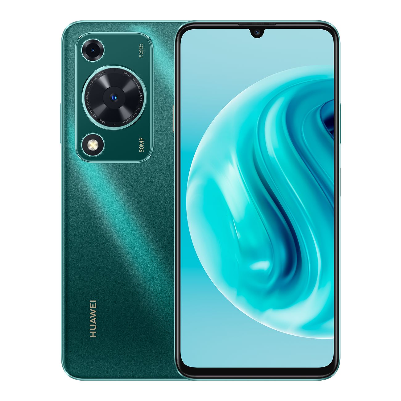 Восстановленный смартфон HUAWEI nova Y72 8/128GB Green, хороший