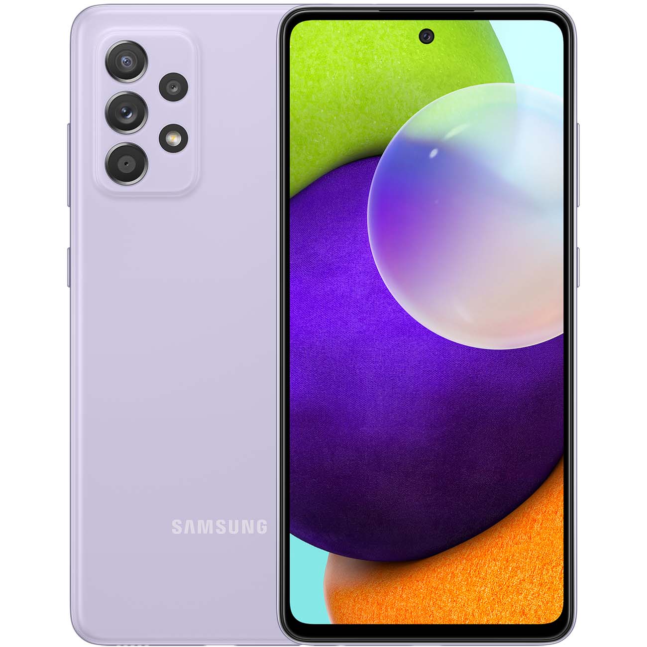 Восстановленный смартфон Samsung Galaxy A52 8/256GB Awesome Violet (SM-A525F), хороший