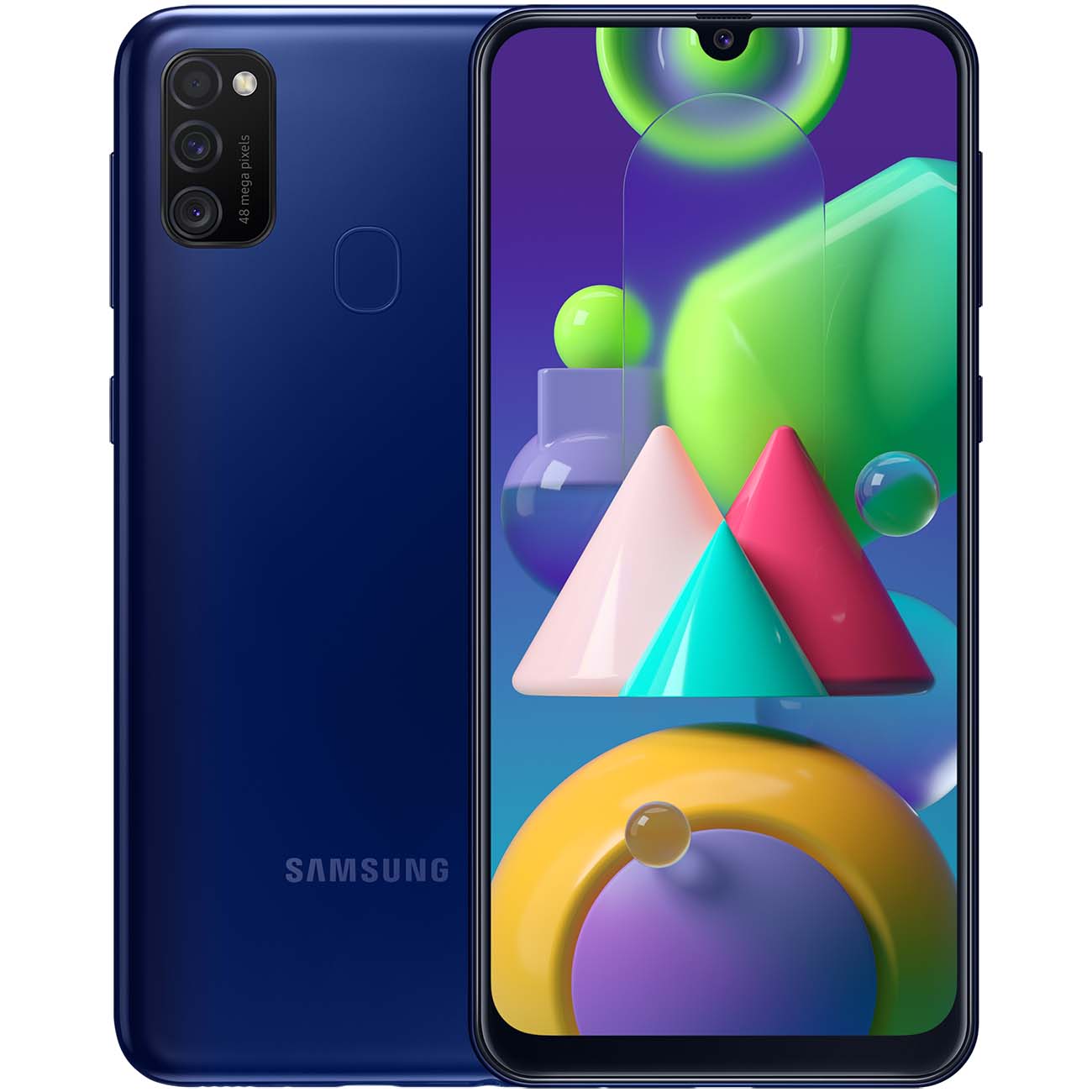 Восстановленный смартфон Samsung Galaxy M21 4/64GB Blue (SM-M215F/DSN), хороший