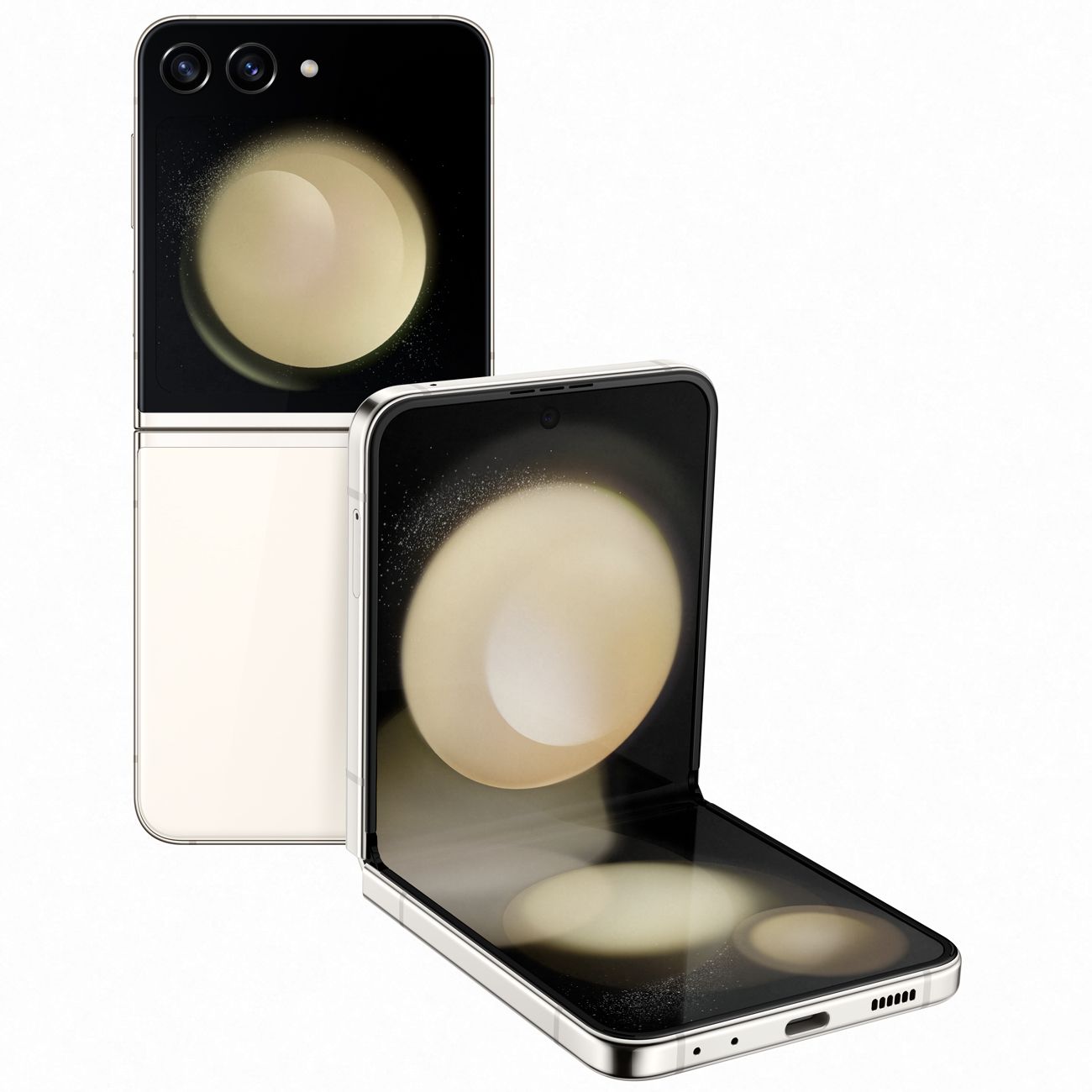 Восстановленный смартфон Samsung Galaxy Z Flip5 8/512Gb Cream (SM-F731B), хороший