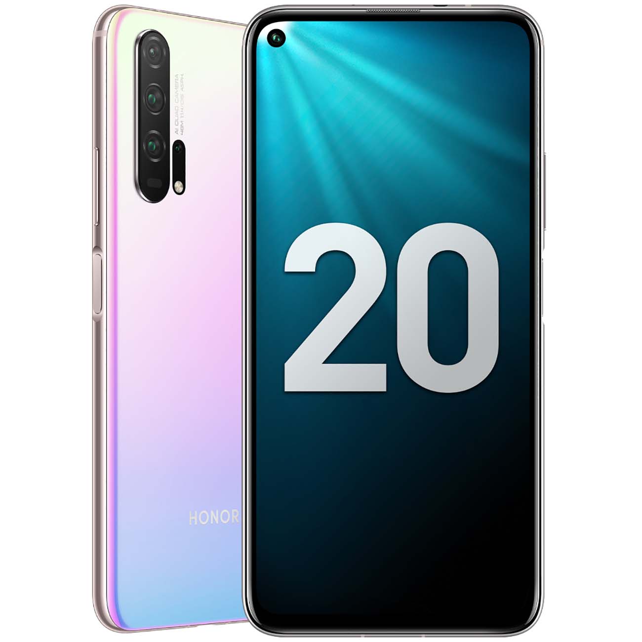 Восстановленный смартфон HONOR 20 Pro 8/256Gb Coral White, хороший