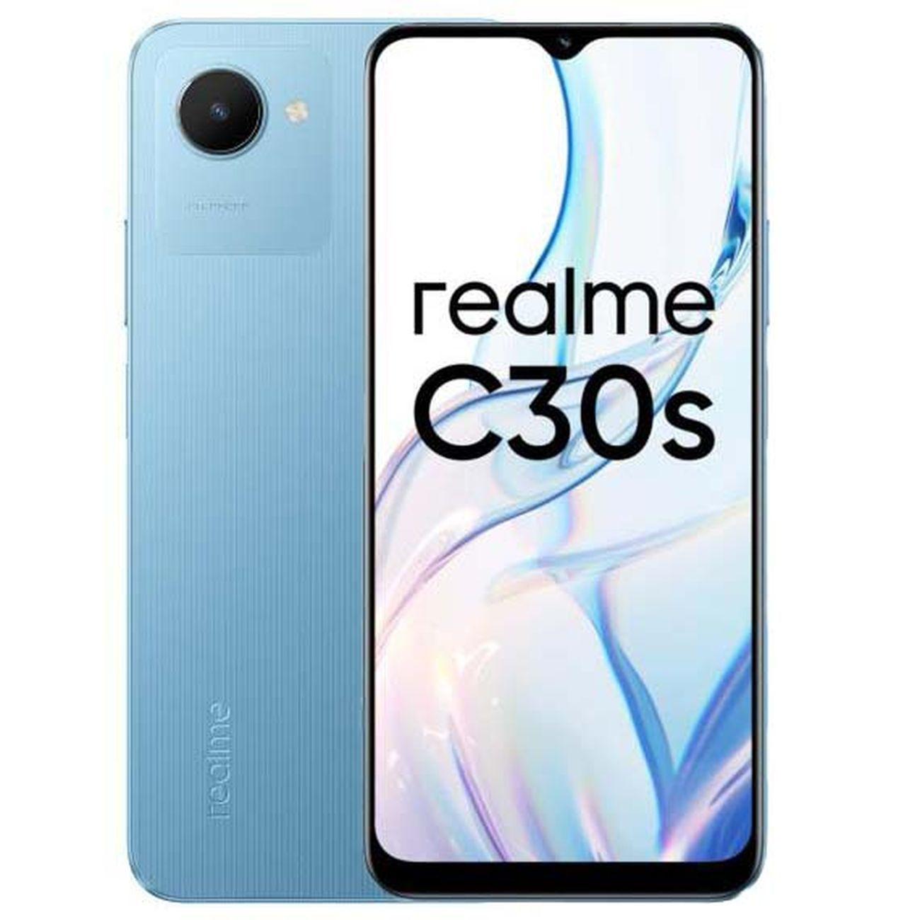 Восстановленный смартфон realme C30s 3/64GB Spire Blue, отличный