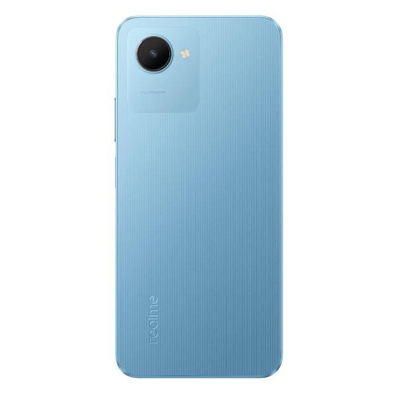 Восстановленный смартфон realme C30s 3/64GB Spire Blue, отличный