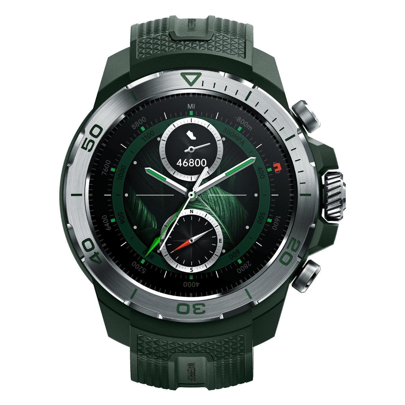 Восстановленные смарт-часы Mibro GS Explorer зеленые джунгли, отличный