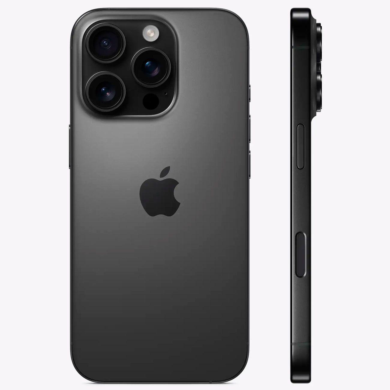 Восстановленный смартфон Apple iPhone 16 Pro 128GB Dual Sim Black Titanium, отличный (без RuStore)