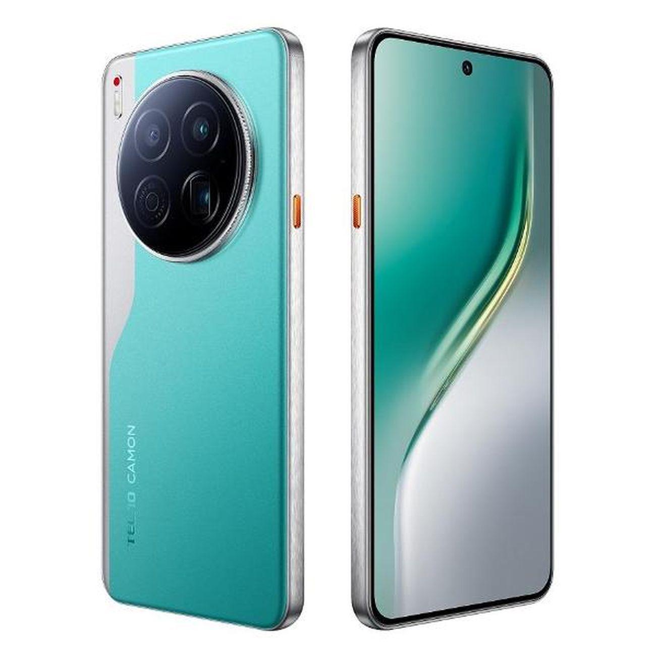 Уцененный смартфон Tecno Camon 40 Premier 5G 12/256GB Green, хороший