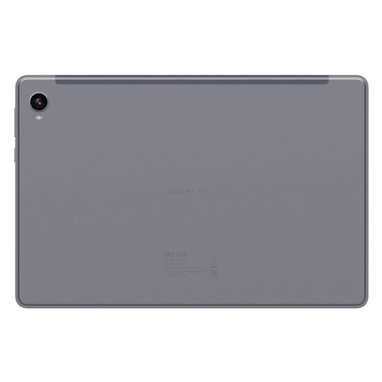 Уцененный планшет Digma Pro HIT 106 6/128Gb LTE Gray, отличный
