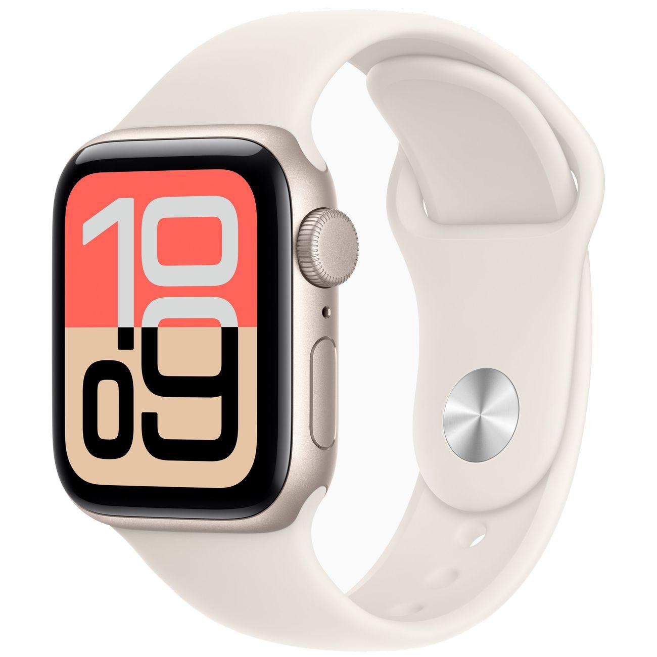 Смарт-часы Apple Watch SE 3 44mm M/L Starlight Sport Band фото