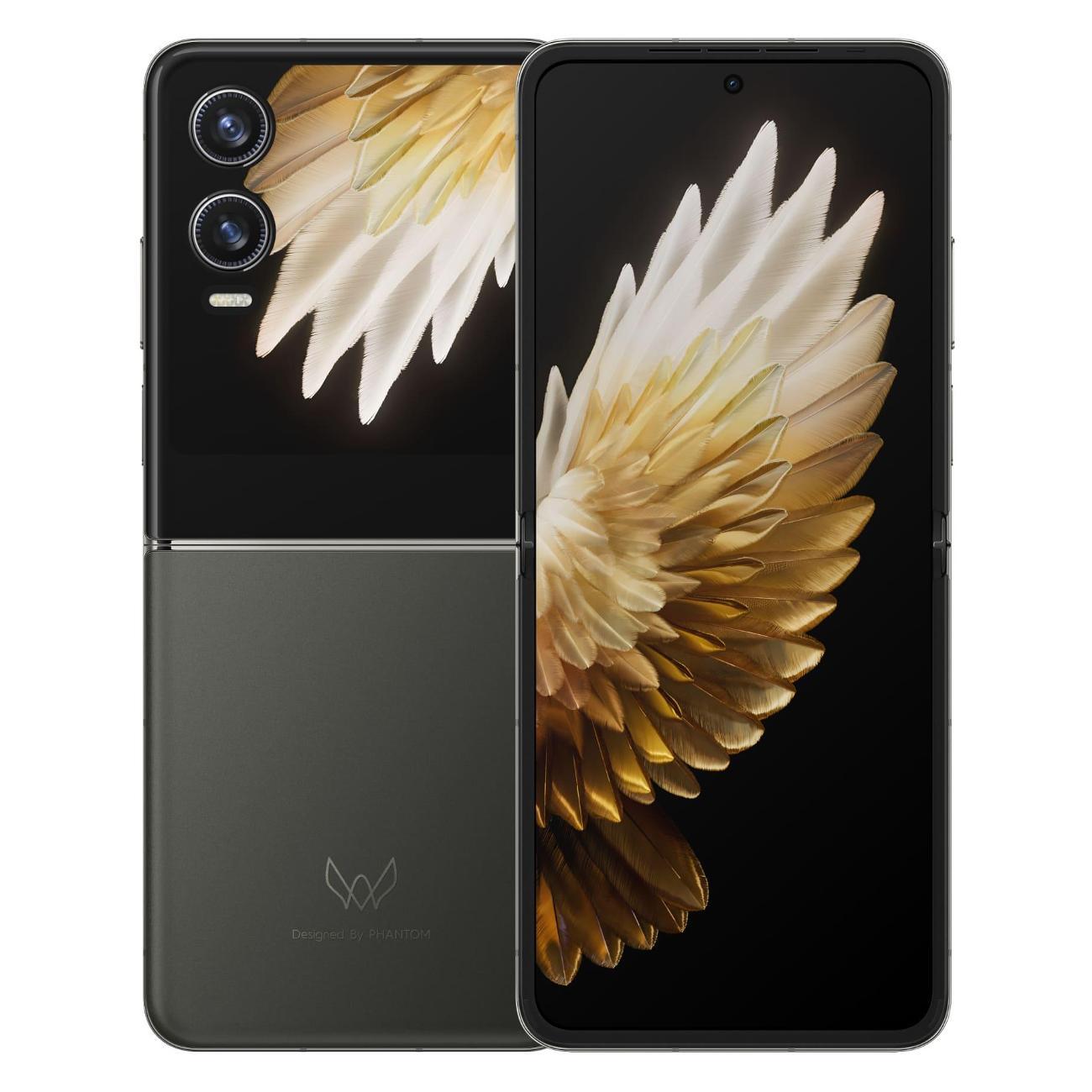 Восстановленный смартфон Tecno PHANTOM V Flip2 5G 8/256GB Moondust Gray, хороший
