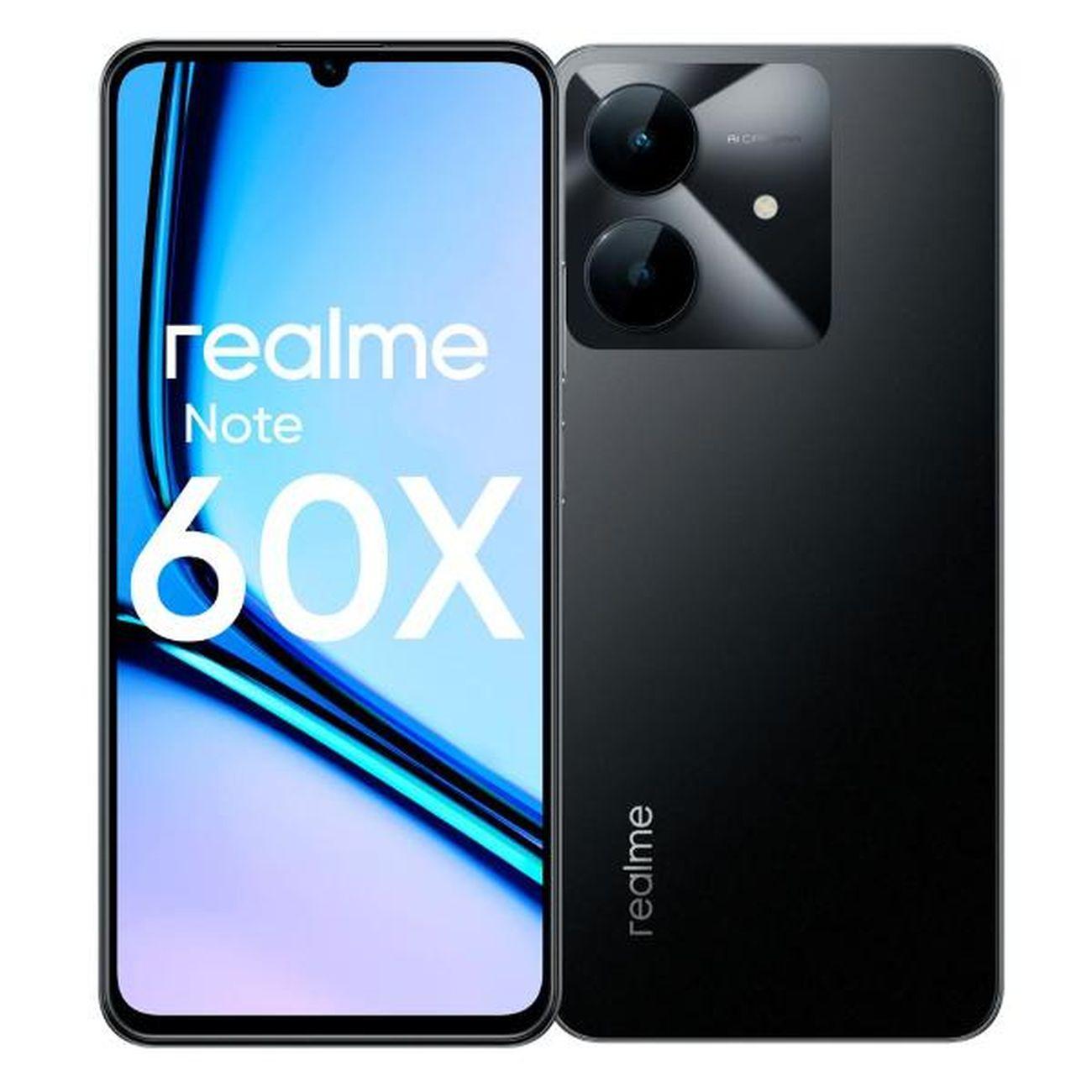 Восстановленный смартфон realme Note 60x 3/64GB Black (RMX3938), как новый