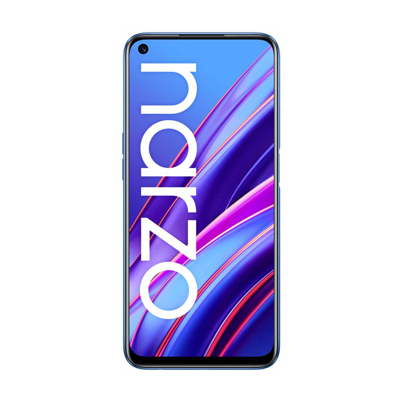 Восстановленный смартфон realme Narzo 30 4/128GB Racing Blue, хороший